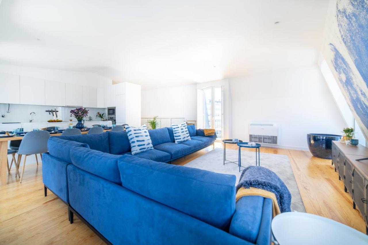 Blue By The River 4 - Unique Penthouse Duplex With A View Lisboa Dış mekan fotoğraf