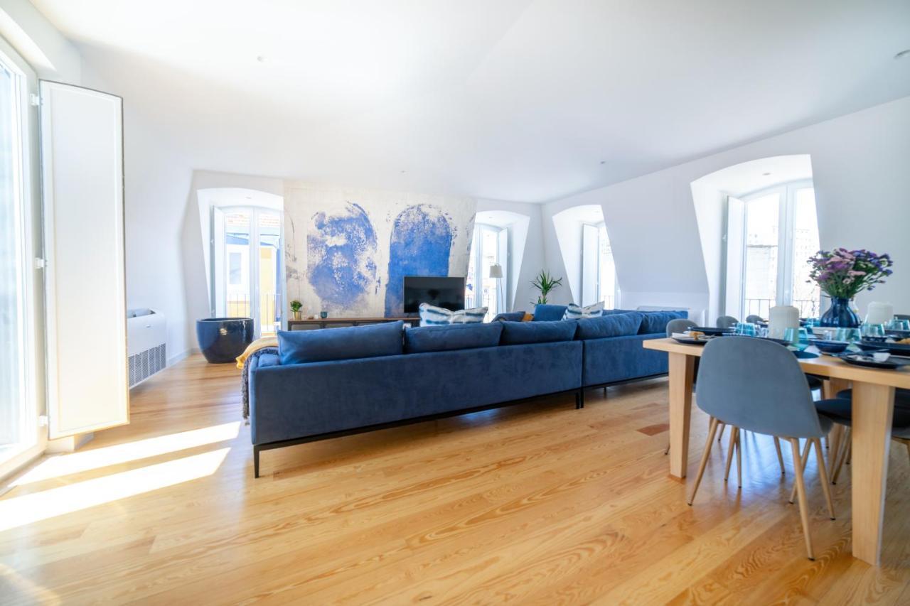 Blue By The River 4 - Unique Penthouse Duplex With A View Lisboa Dış mekan fotoğraf